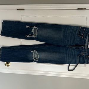 blue levi ripped jeans size 29